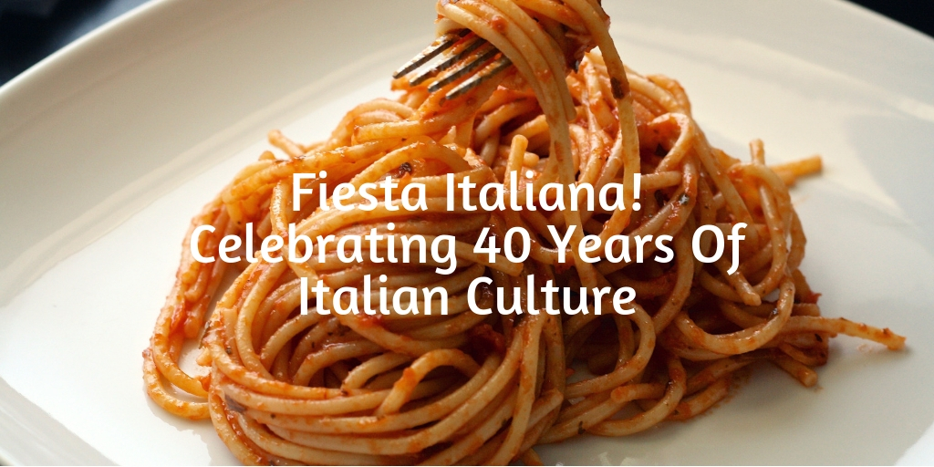 Starting Oct 11th - Oct 14th, The Italian Cultural & Community Center present the 40th Annual Fiesta Italiana! Since October is National Pasta Month, there couldn't be a better time to celebrate everything Italian.