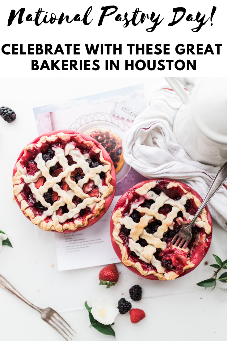 Did you know that this Sunday, December 9th, is National Pastry Day. If you are looking for anything from a blueberry scone, to a cherry danish, or even a buttery croissant, there is a pastry for everyone at the amazing bakeries here in Houston.